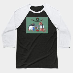 Rat Christmas Jumper Baseball T-Shirt